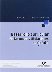 Books Frontpage Desarrollo curricular de las nuevas titulaciones de grado