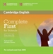 Front pageComplete First for Schools Class Audio CDs (2)