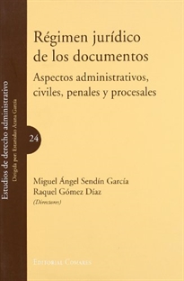 Books Frontpage Régimen jurídico de los documentos