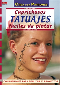 Books Frontpage Serie Tatuajes nº 1. CAPRICHOSOS TATUAJES FÁCILES DE PINTAR