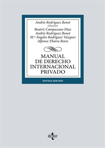 Books Frontpage Manual de Derecho Internacional privado