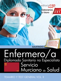 Books Frontpage Enfermero-a, Diplomado Sanitario no Especialista, Servicio Murciano de Salud. Temario y test general II