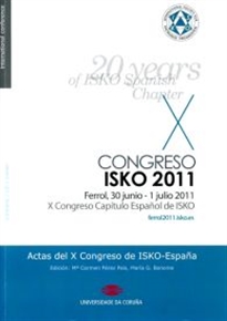 Books Frontpage X Congreso de ISKO-España. Ferrol 30 de junio-1 de julio 2011