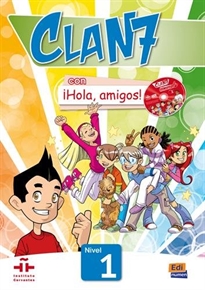 Books Frontpage Clan 7 con ¡Hola, amigos! Nivel 1 alumno