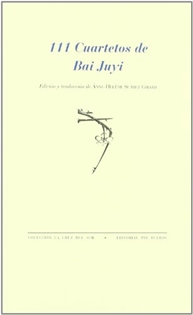 Books Frontpage 111 cuartetos de Bai Juyi