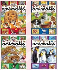 Books Frontpage Pegatinas de animales (4 títulos)