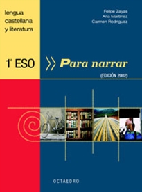 Books Frontpage Para narrar, lengua castellana y literatura, 1 ESO