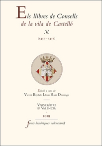 Books Frontpage Els llibres de Consells de la vila de Castelló V