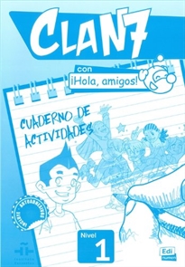 Books Frontpage Clan 7 con ¡Hola, amigos! Cuaderno ejer.