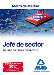 Books Frontpage Jefe de Sector, Metro de Madrid. Prueba objetiva de aptitud