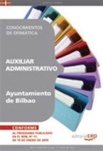 Books Frontpage Auxiliar Administrativo del Ayuntamiento de Bilbao. Conocimientos de ofimática