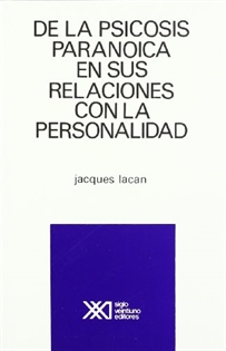 Books Frontpage De la psicosis paranoica y sus relaciones con la personalidad