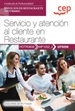 Front pageManual. Servicio y atención al cliente en Restaurante (UF0259). Certificados de profesionalidad. Servicios de restaurante (HOTR0608)