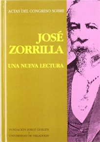 Books Frontpage Actas Del Congreso Sobre Jose Zorrilla. Una Nueva Lectura