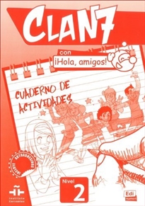 Books Frontpage Clan 7 con ¡Hola, amigos! 2 Actividades