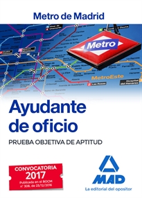 Books Frontpage Ayudante de Oficio, Metro de Madrid. Prueba objetiva de aptitud
