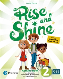 Books Frontpage Rise & Shine 2 Activity Book, Busy Book & Interactive Pupil´s Book-Activity Book and Digital Resources Access Code