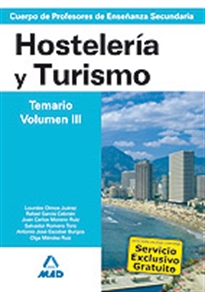 Books Frontpage Cuerpo de profesores de enseñanza secundaria. Hostelería y turismo. Temario. Volumen iii