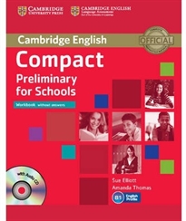 Books Frontpage Compact Preliminary for Schools Workbook without Answers with Audio CD