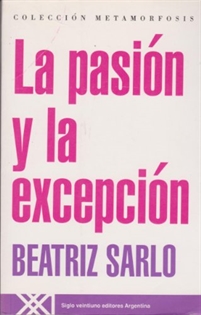 Books Frontpage La pasión y la excepción