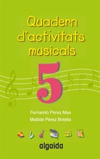 Books Frontpage Quadern d'activitats musicals 5