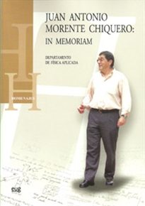 Books Frontpage Juan Antonio Morente Chiquero: In memoriam