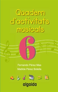 Books Frontpage Quadern d'activitats musicals 6
