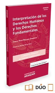 Books Frontpage Interpretación de los derechos humanos y los derechos fundamentales (Papel + e-book)