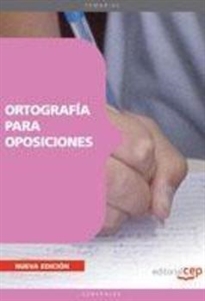 Books Frontpage Ortografía para Oposiciones