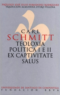 Books Frontpage Carl Schmitt. Teoloxía Política I e II
