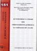 Front pageAutonomías y unidad del ordenamiento jurídico. La cuadratura del círculo