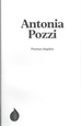 Front pagePoemas elegidos de Antonia Pozzi