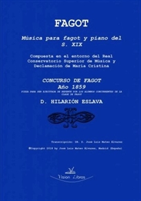 Books Frontpage Concurso de fagot. Año 1859