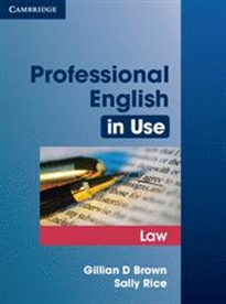Books Frontpage Professional English in Use Law