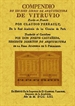 Front pageCompendio de los diez libros de arquitectura de Vitruvio