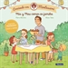 Front pageCreciendo con Montessori. Un cuento - Mía y Max comen en familia