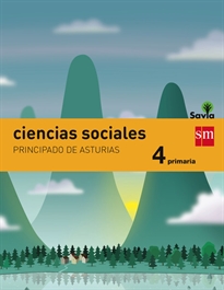 Books Frontpage Ciencias sociales. 4 Primaria. Savia. Asturias