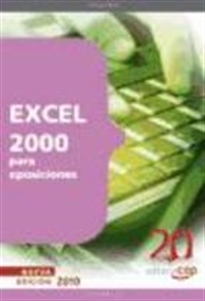 Books Frontpage Excel 2000  para Oposiciones