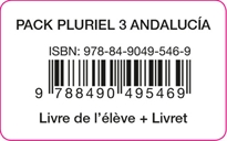 Books Frontpage Pluriel 3 Pack Eleve Andalucia Ed20