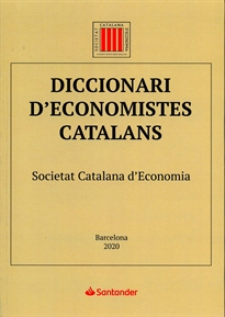 Books Frontpage Diccionari d'economistes catalans