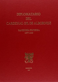 Books Frontpage Diplomatario del Cardenal Gil de Albornoz. Tomo III. Cancillería Pontificia (1357-1359)