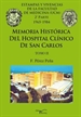 Front pageMemoria histórica del Hospital Clínico de San Carlos