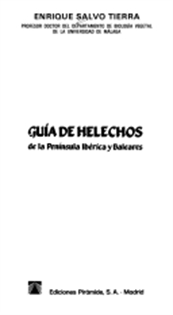 Books Frontpage Guía de helechos de la Península Ibérica y Baleares