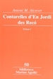 Front pageContarelles d'En Jordi des Recó, Vol. 1