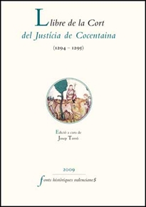 Books Frontpage Llibre de la Cort del Justícia de Cocentaina (1294-1295)