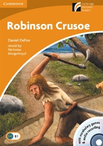 Books Frontpage Robinson Crusoe Level 4 Intermediate Book with CD-ROM and Audio CD