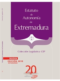 Books Frontpage Estatuto de Autonomía de Extremadura