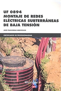 Books Frontpage *UF 0894 Montaje de Redes Eléctricas Subterráneas de Baja Tensión
