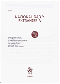 Books Frontpage Nacionalidad y Extranjería 2ª Edición 2018