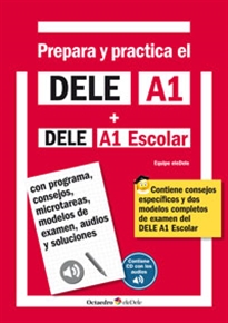 Books Frontpage Prepara y practica el DELE A1 + DELE A1  Escolar + CD audios